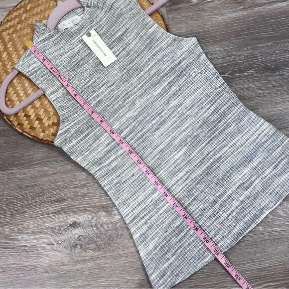 Nwt Anthropologie ribbed knit mock neck sleeveless top eri -+ Ali - Picture 3 of 6